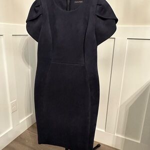 Calvin Klein Women's Navy Midi Dress